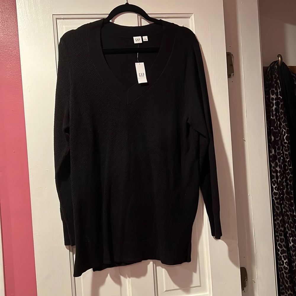 Black knit sweather